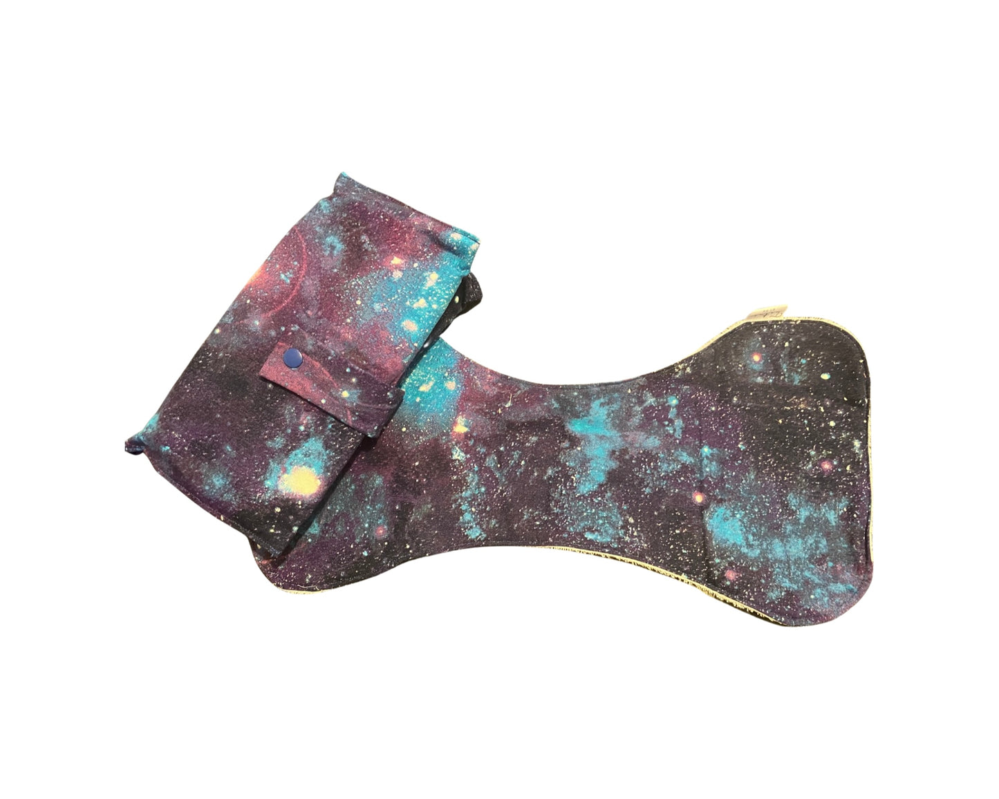 Galaxy Nappy Wallet with Burp Cloth