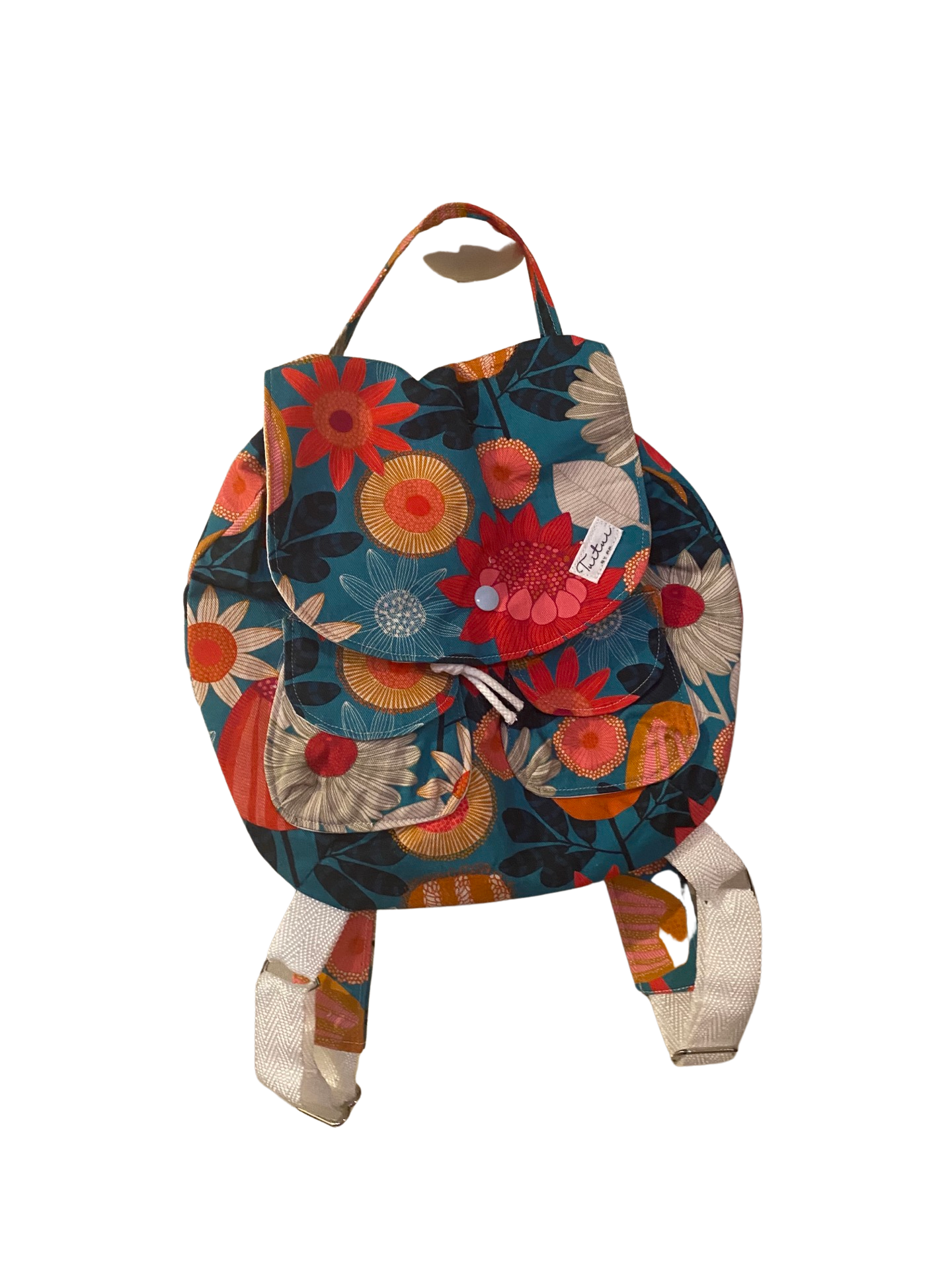 Toddler backpack - retro floral