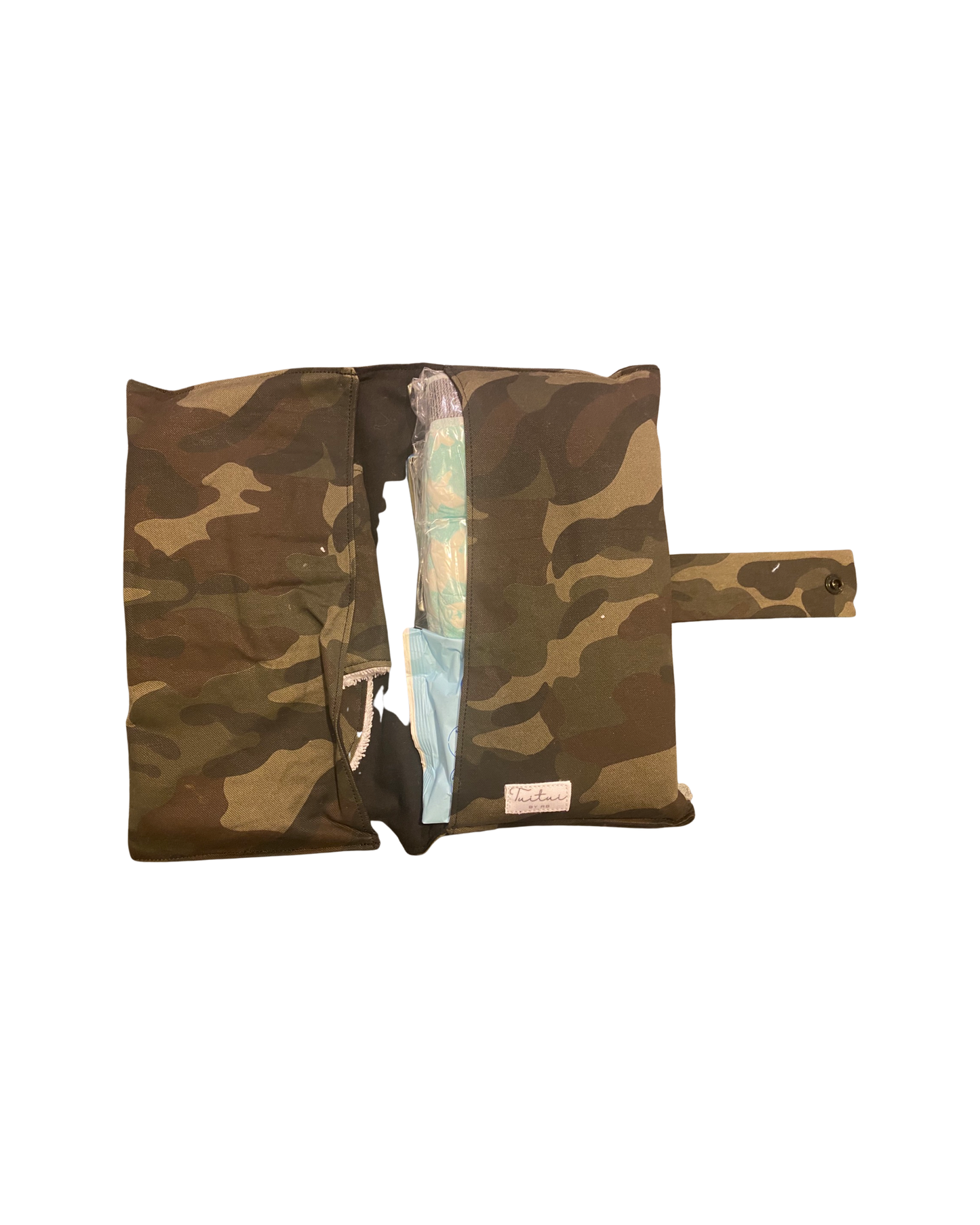Camp Nappy Wallet with Burp Cloth