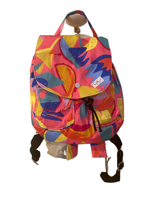 Toddler backpack - neon