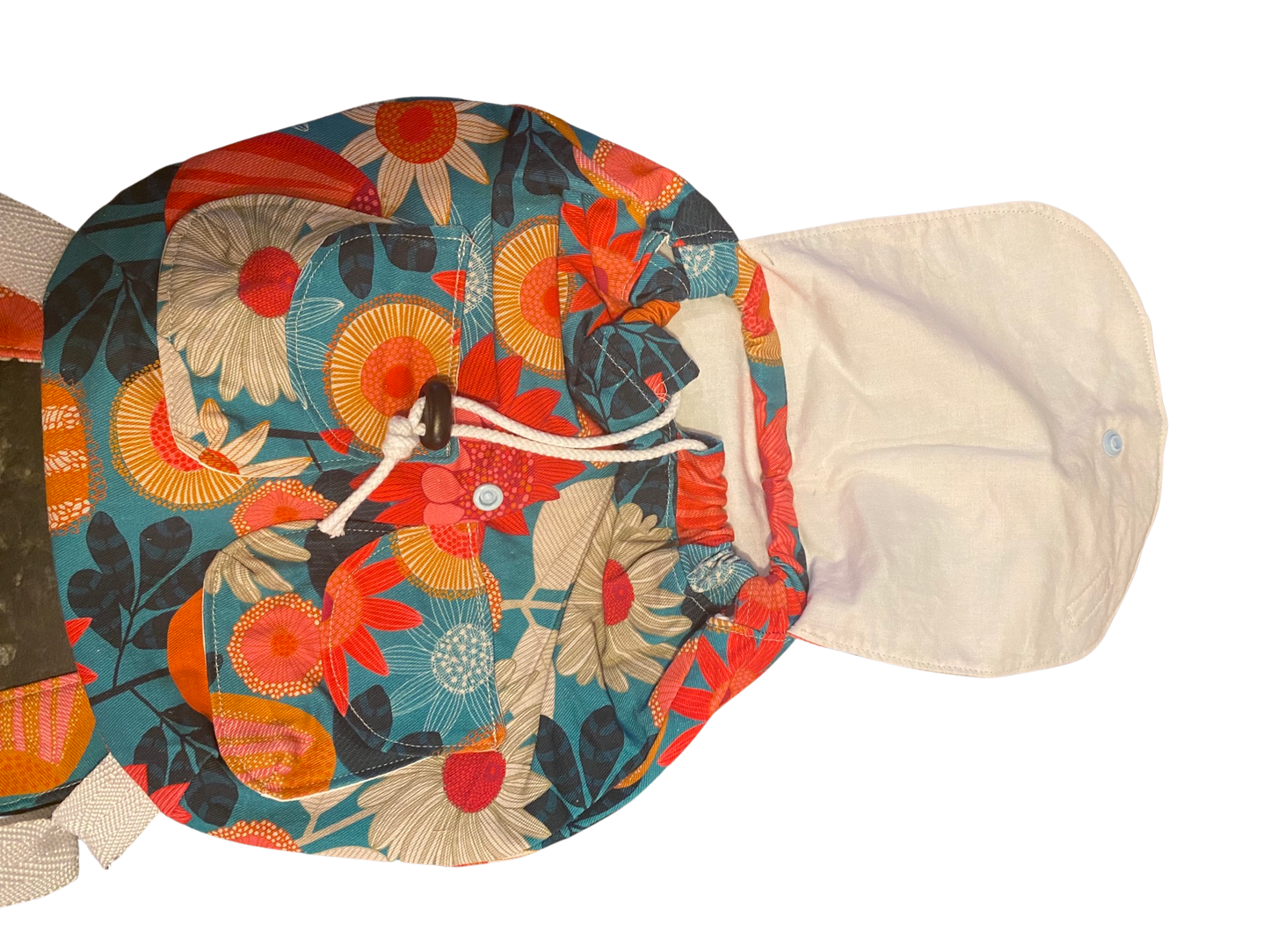 Toddler backpack - retro floral
