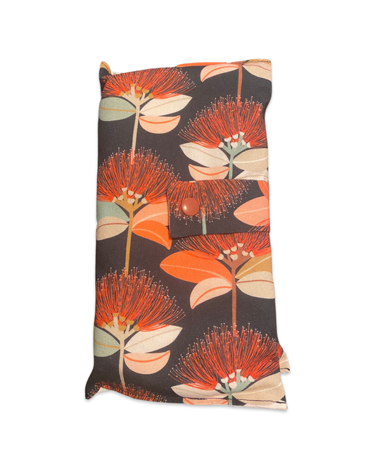 Pohutukawa Nappy Wallet with Burp Cloth