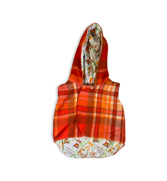 Woollen Vest - Size 2 - orange