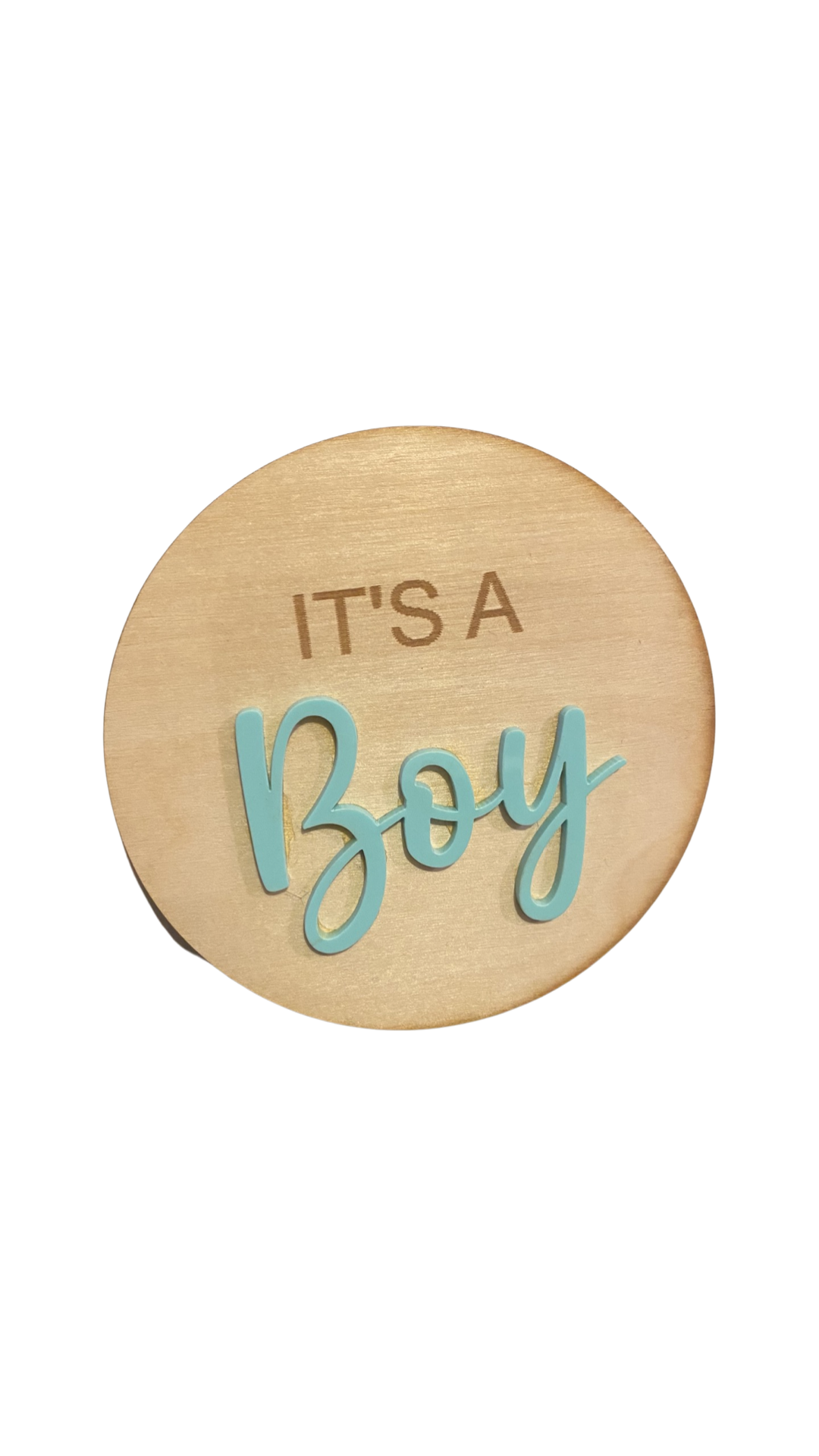 Announcement disc it’s a boy