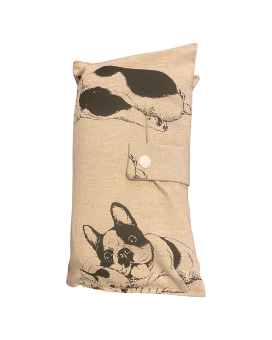 Bulldog Nappy Wallet with Burp Cloth